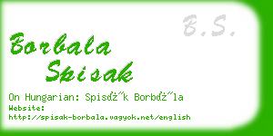 borbala spisak business card